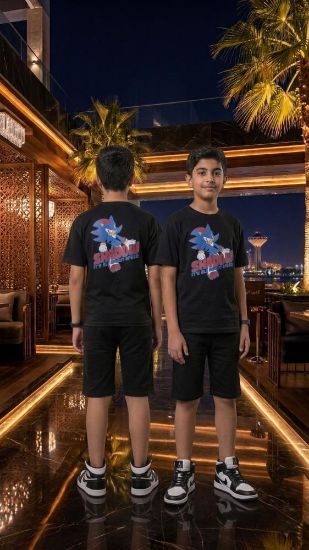 صورة طقم بيجامة "بطل السرعة" الصيفي طقم بيجامة "بطل السرعة" الصيفي